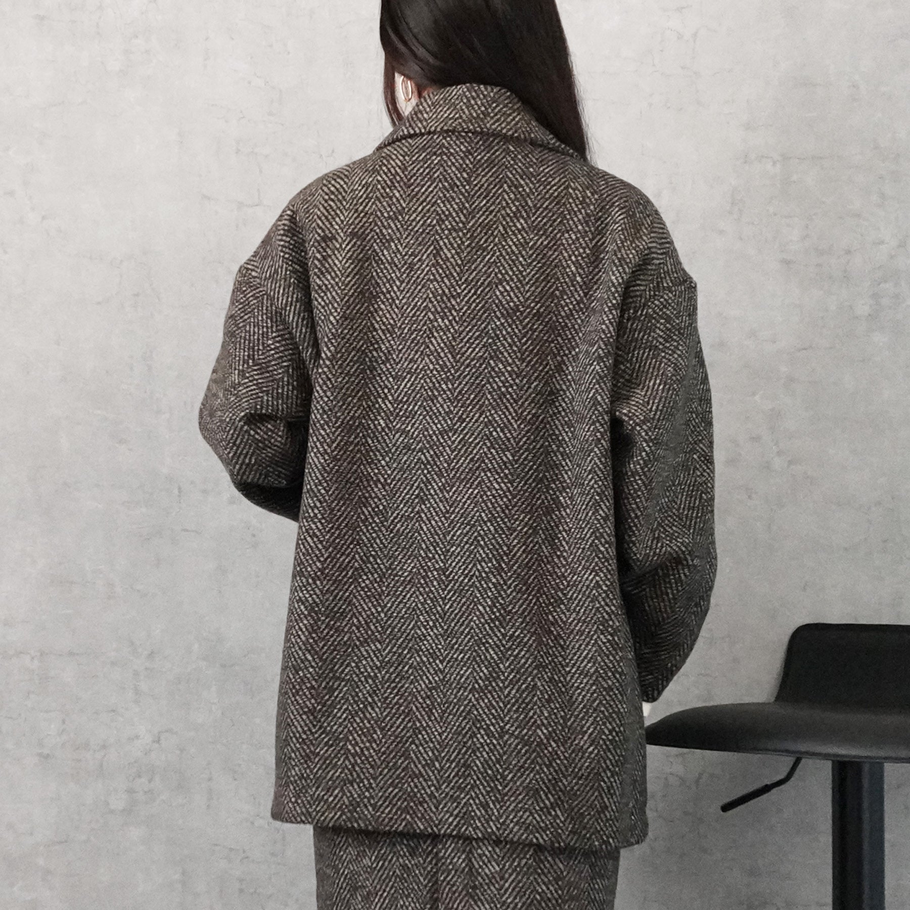 ヘリンボーンダブルテーラードジャケット/ セレクトリベリー – SELECT