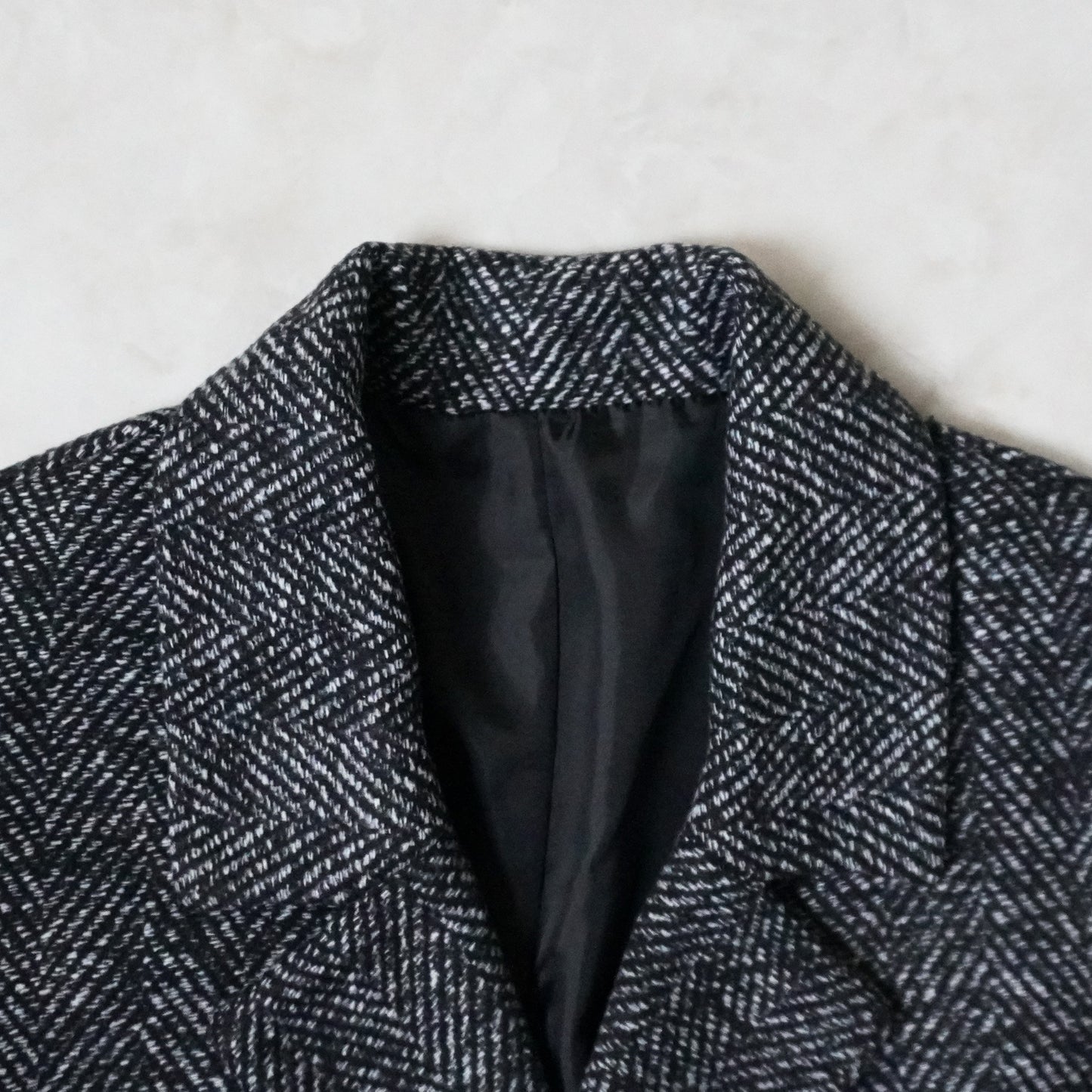 ヘリンボーンダブルテーラードジャケット