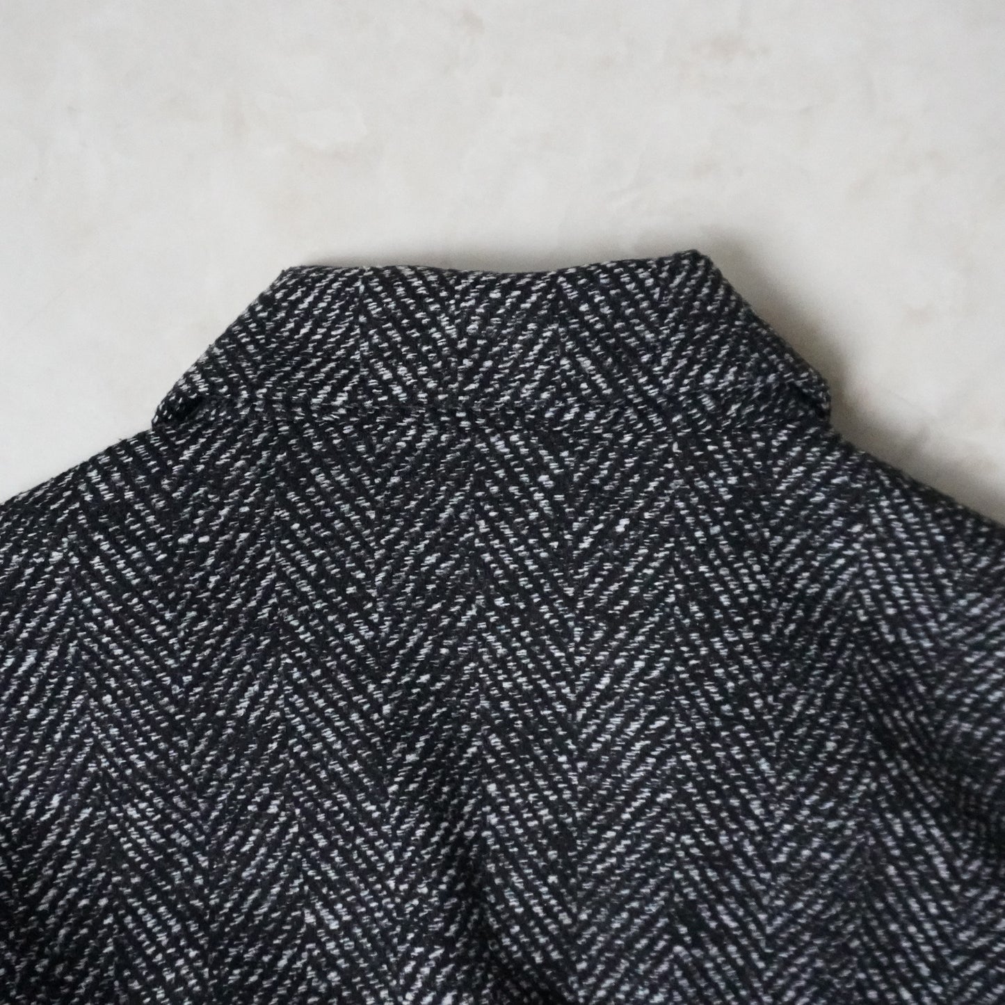 ヘリンボーンダブルテーラードジャケット