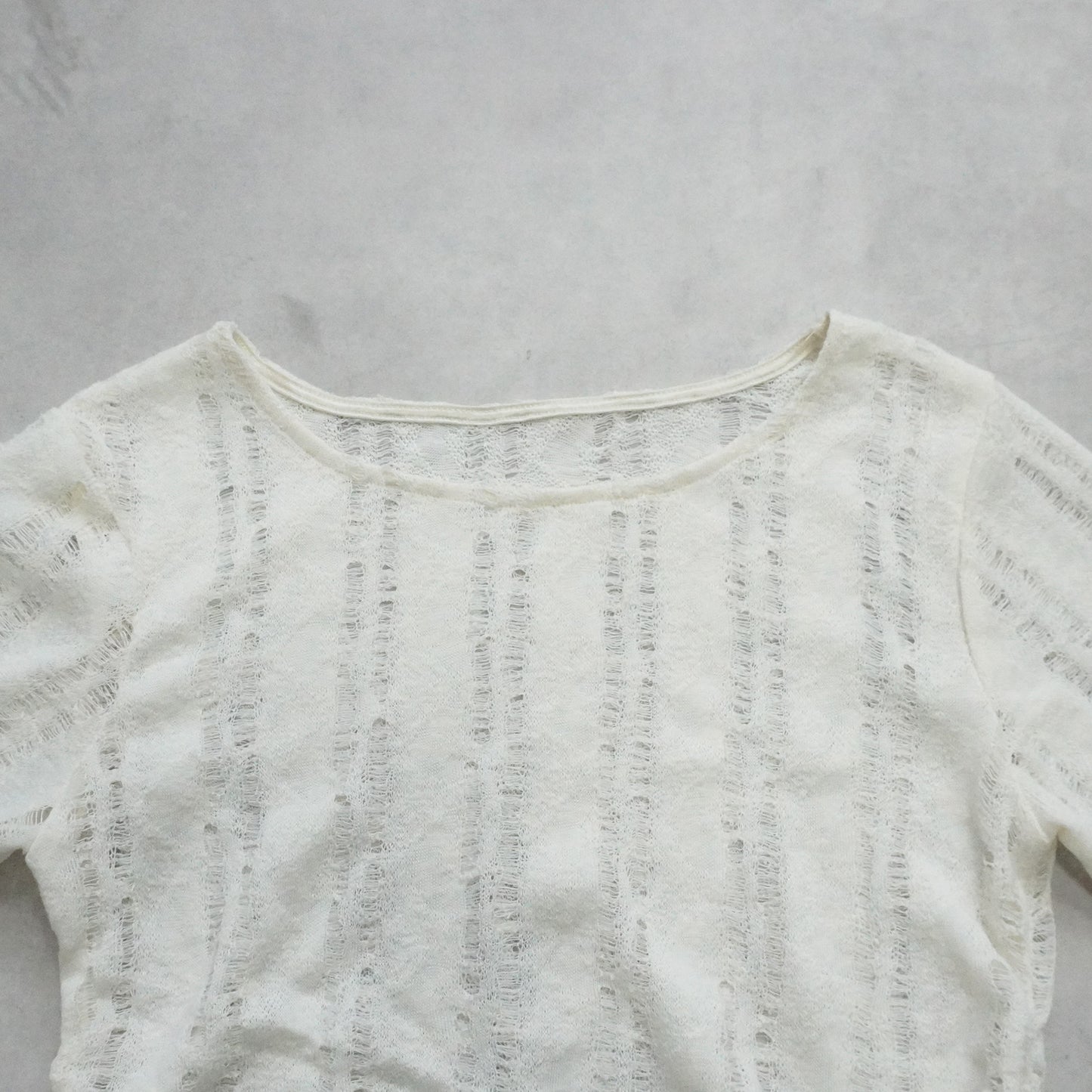 ダメージシアーニットソー