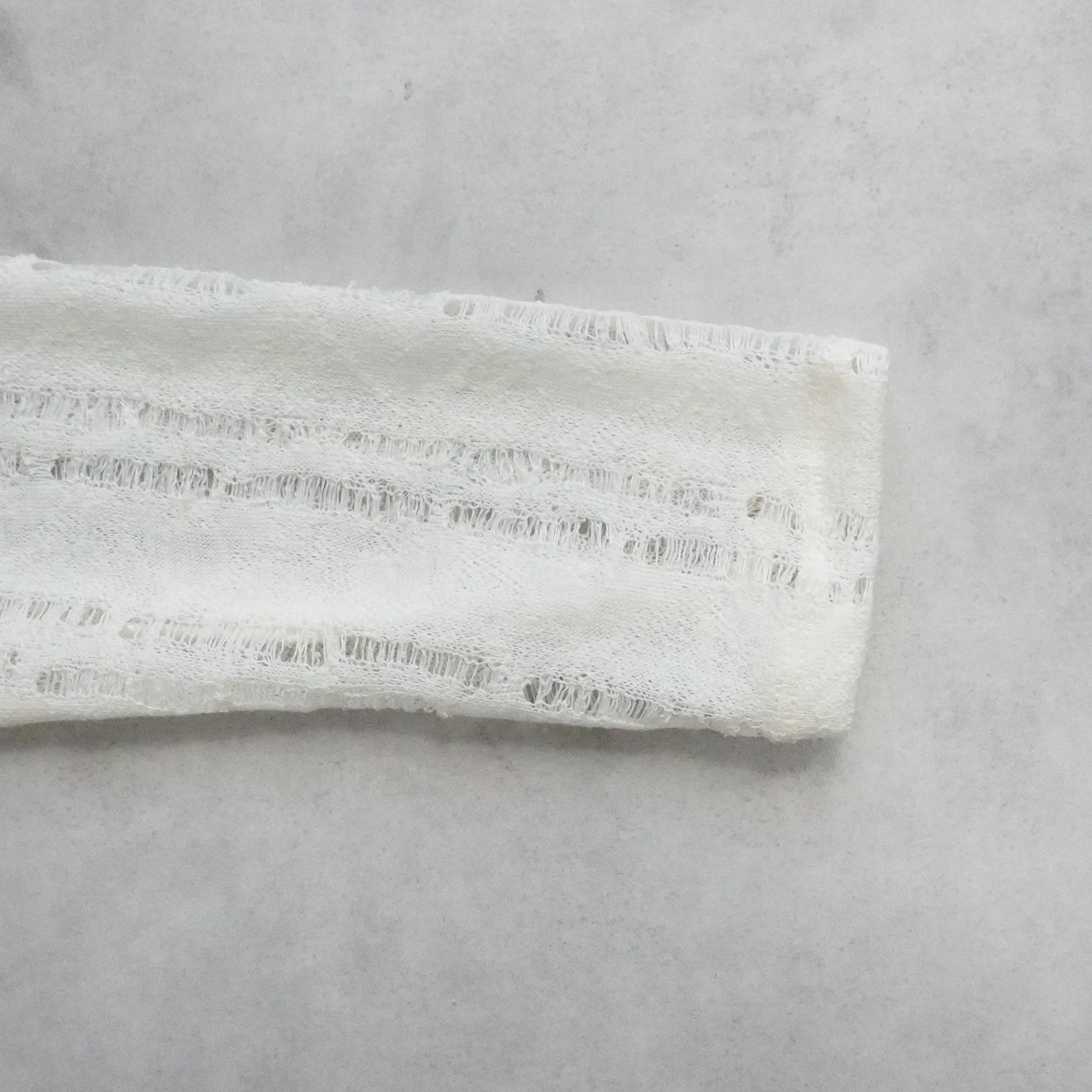 ダメージシアーニットソー