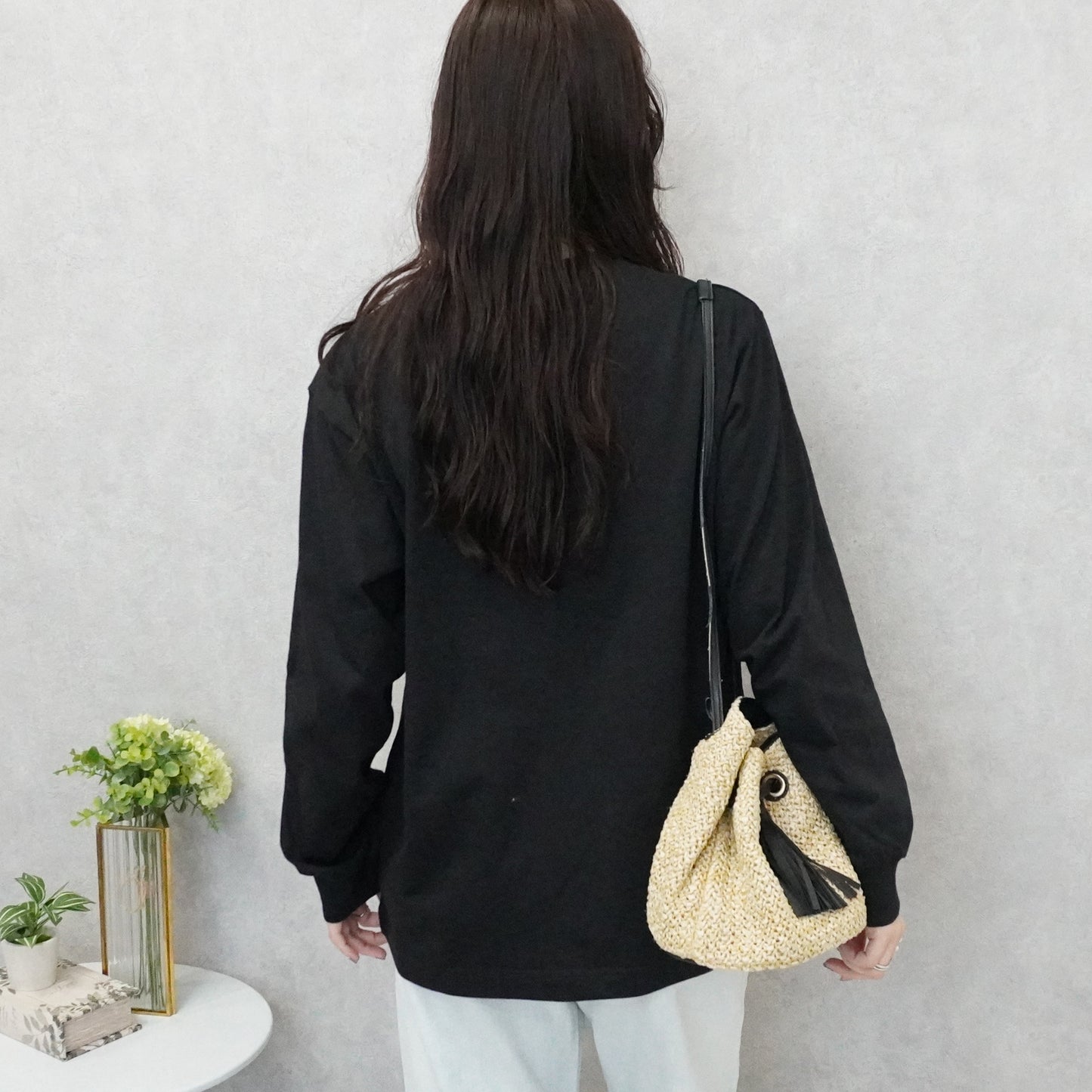 天竺ロゴネコプリントTシャツ