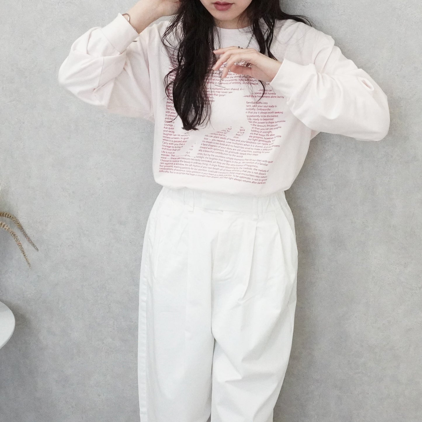 天竺ロゴネコプリントTシャツ