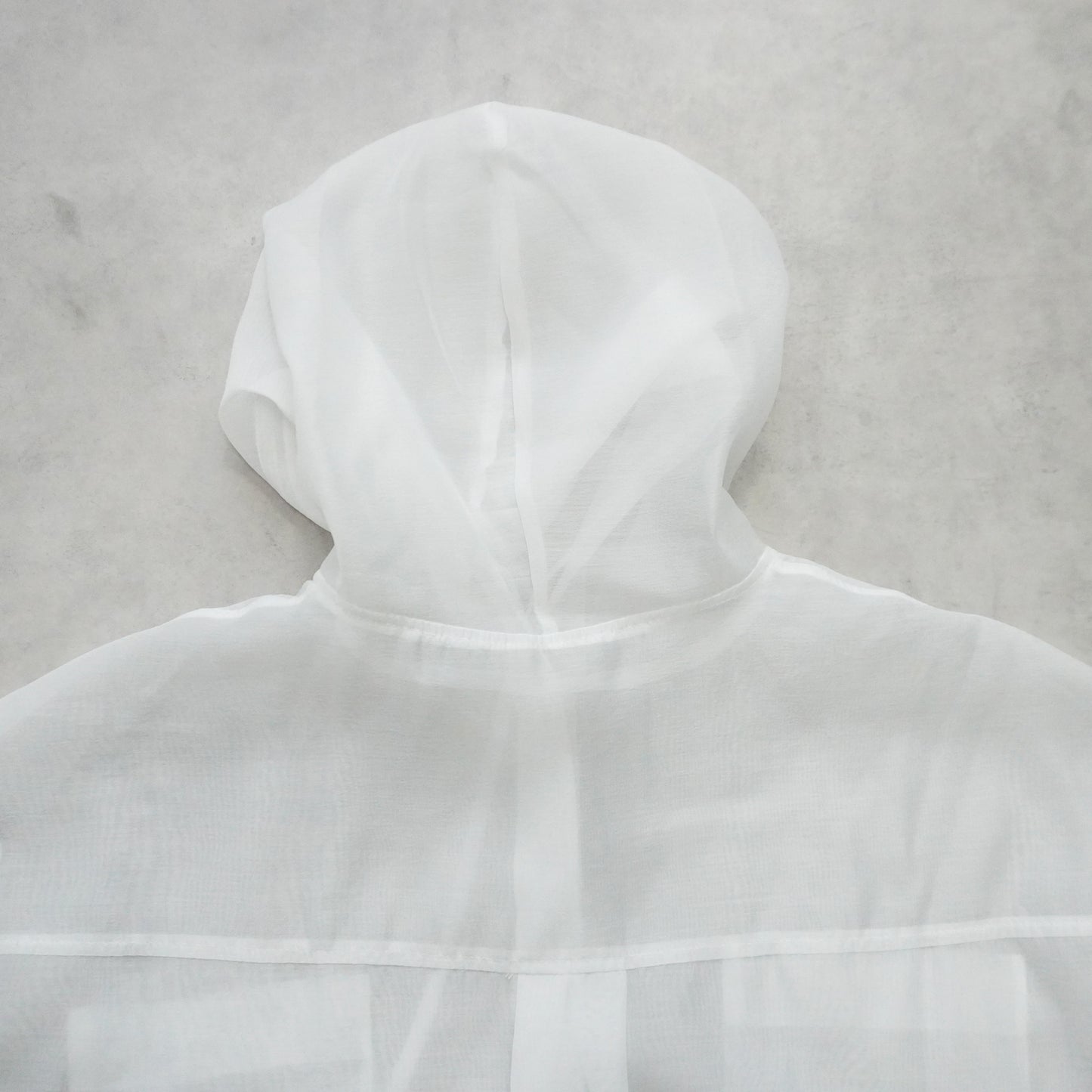 長袖シアーフードシャツ【予約】