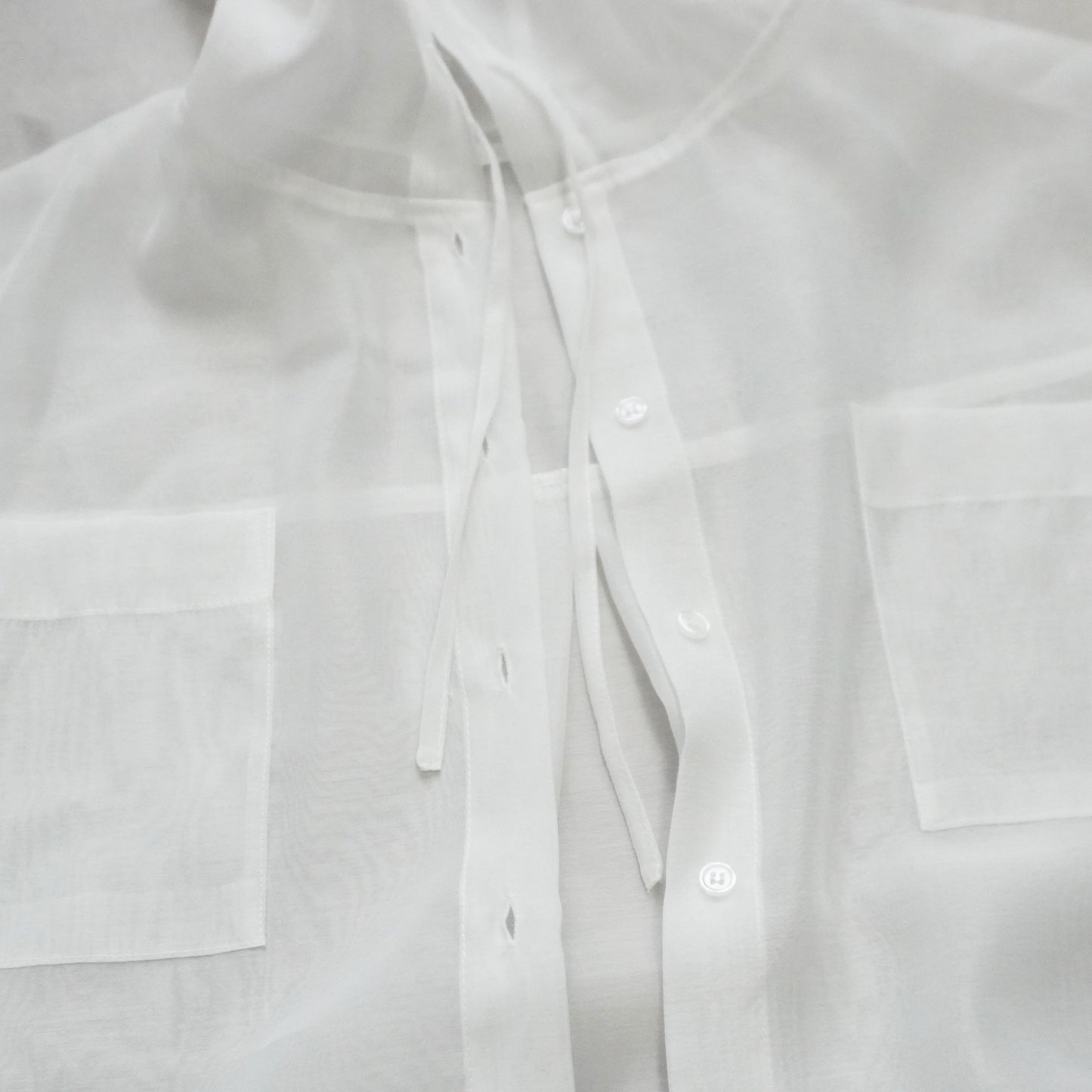 長袖シアーフードシャツ【予約】