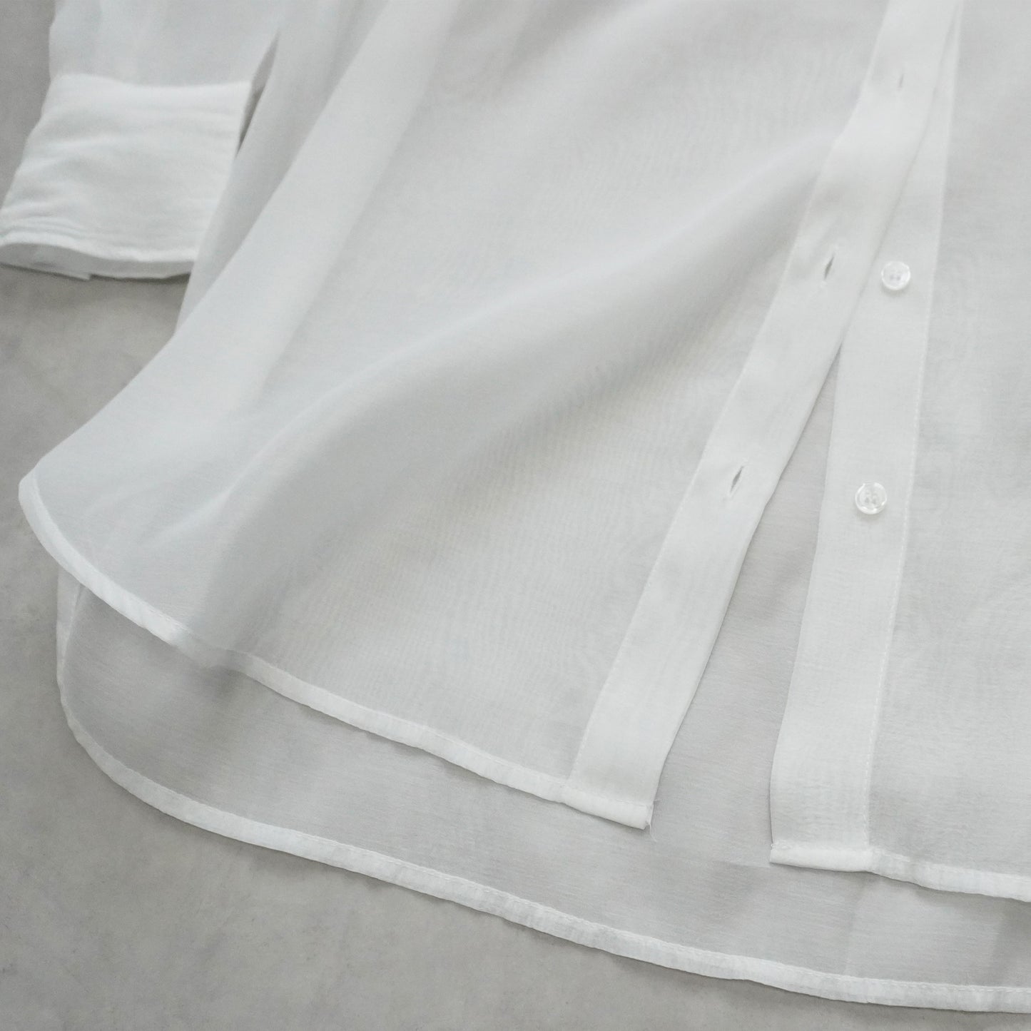 長袖シアーフードシャツ【予約】