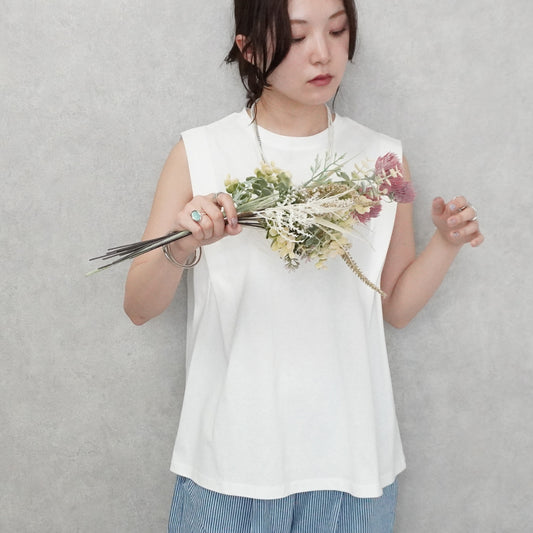ショルダータックスリーブTシャツ