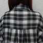先染めチェック柄オーバービッグシャツ
