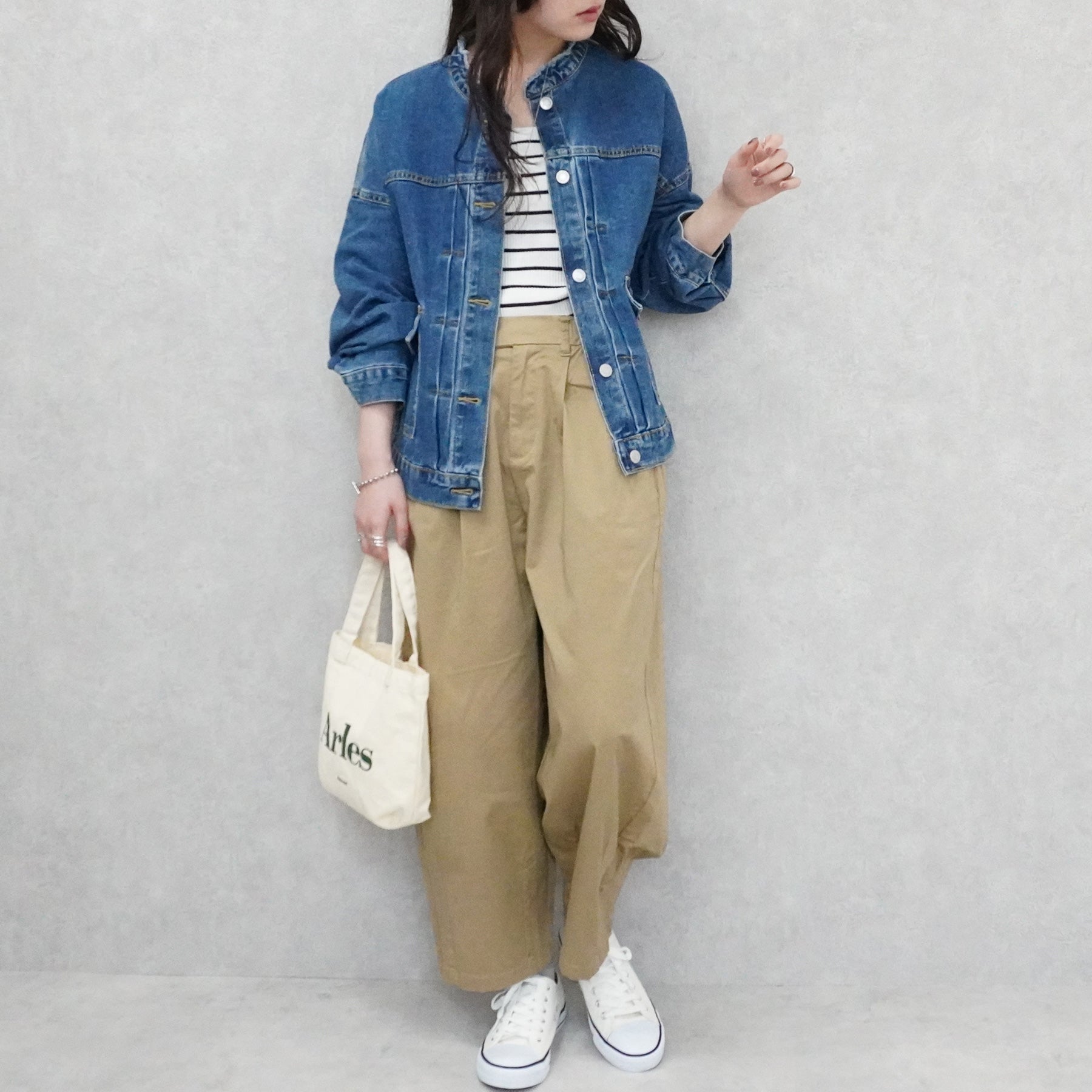 ノーカラーデニムジャケット/ セレクトリベリー – SELECT LEVERY