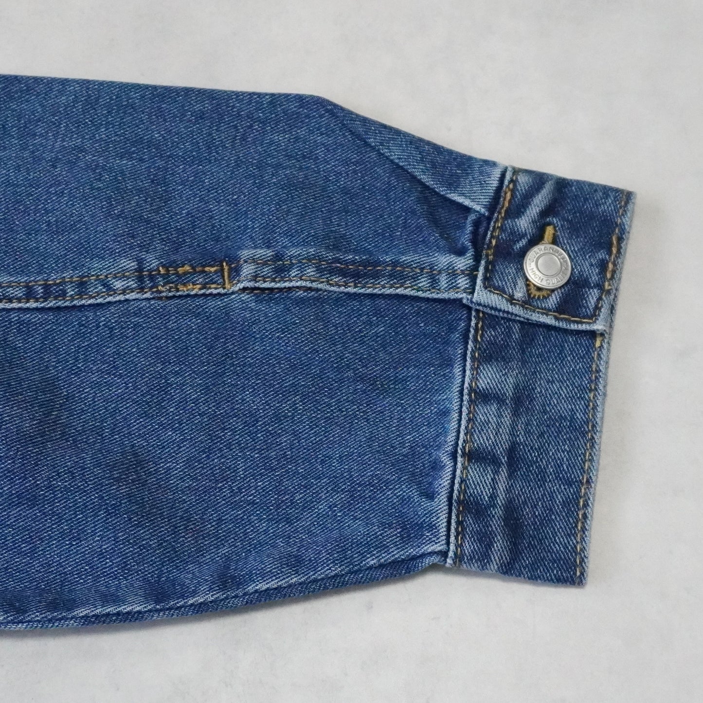 ノーカラーデニムジャケット【予約】