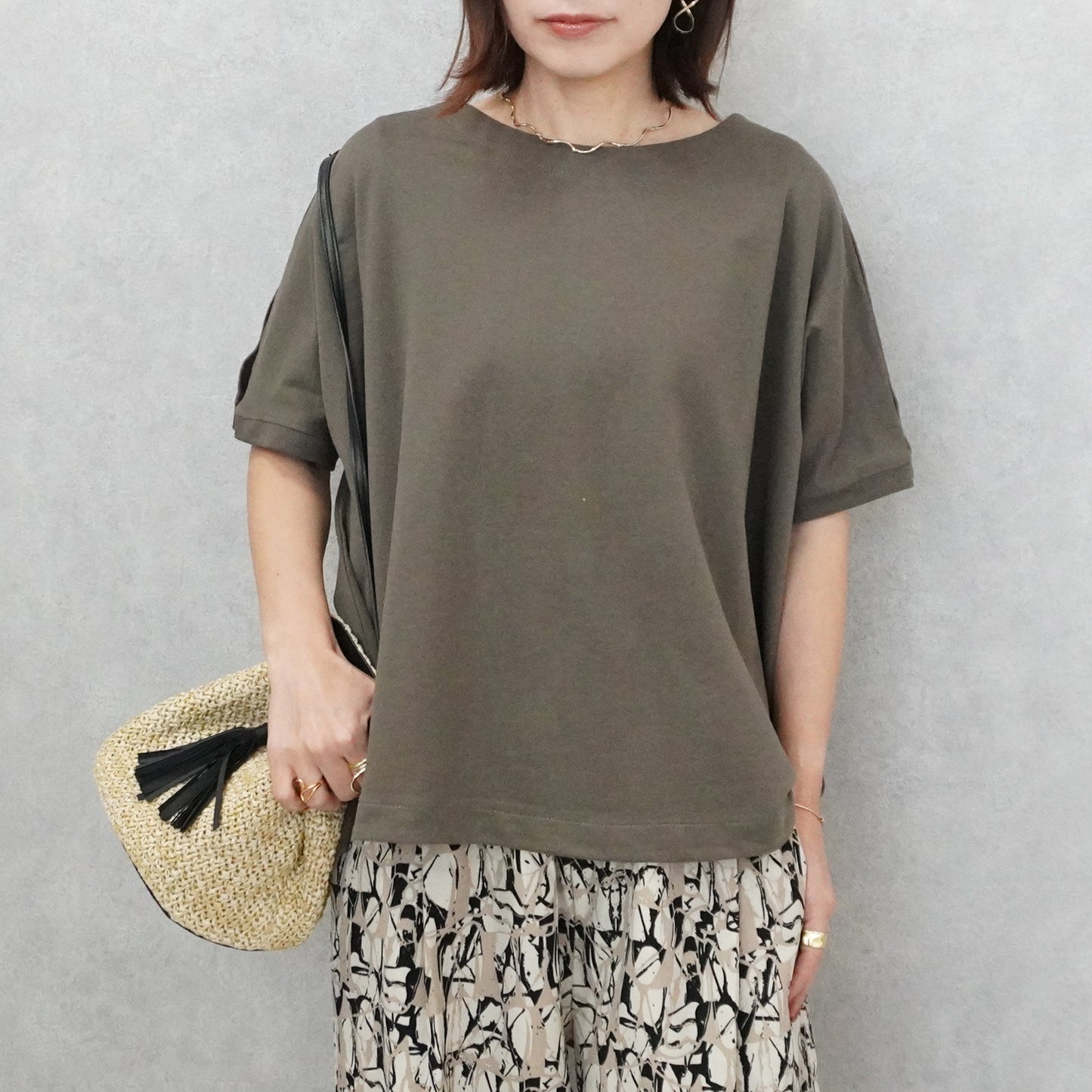 ヘビーウェイト肩ボタンプルオーバー