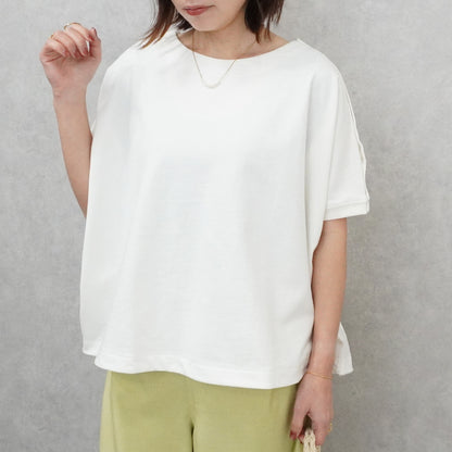 ヘビーウェイト肩ボタンプルオーバー