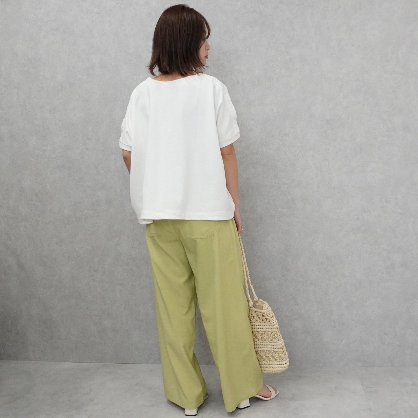 ヘビーウェイト肩ボタンプルオーバー