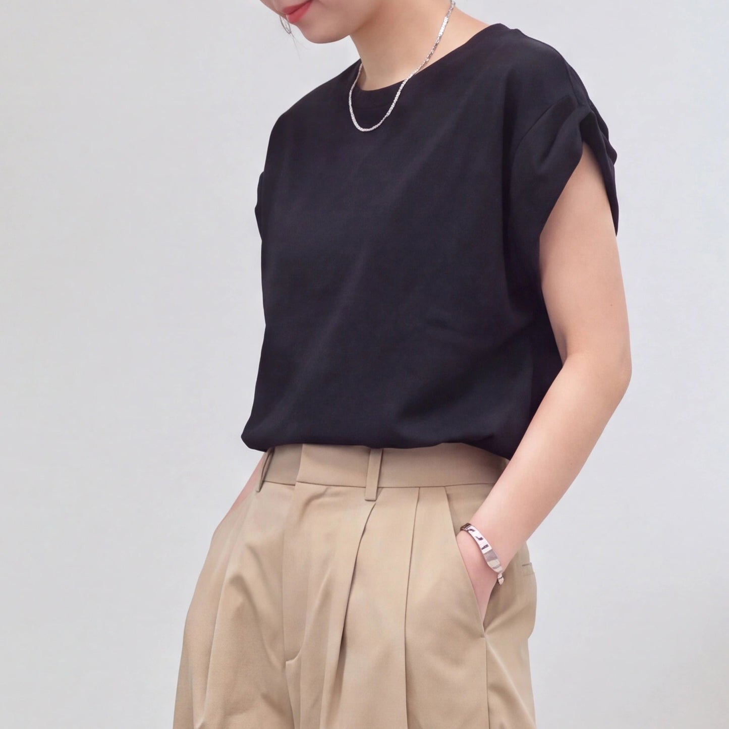 メッシュフレンチプルオーバー Tシャツ