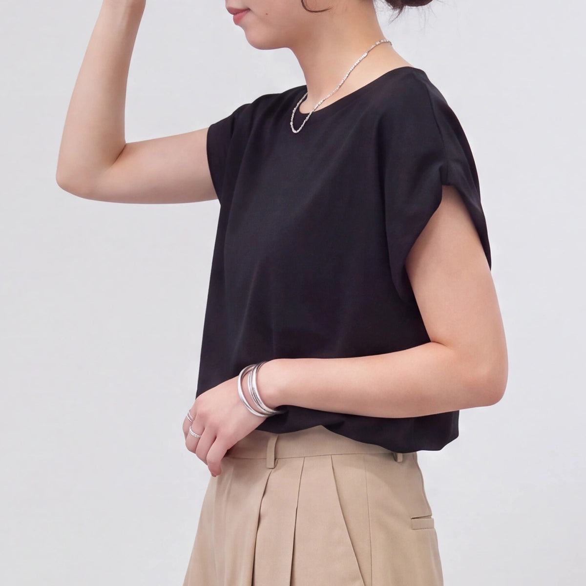 メッシュフレンチプルオーバー Tシャツ