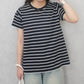 天竺Aライン先染めボーダーTシャツ