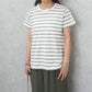 天竺Aライン先染めボーダーTシャツ
