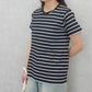 天竺Aライン先染めボーダーTシャツ