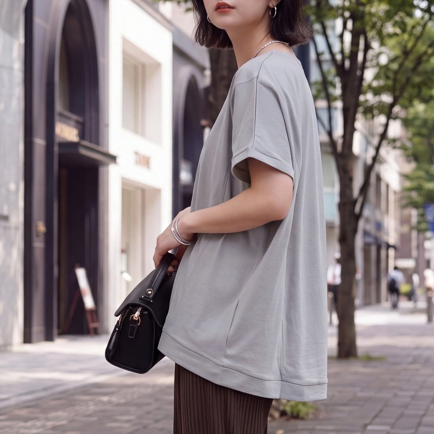接触冷感ドルマンドライタッチTシャツ