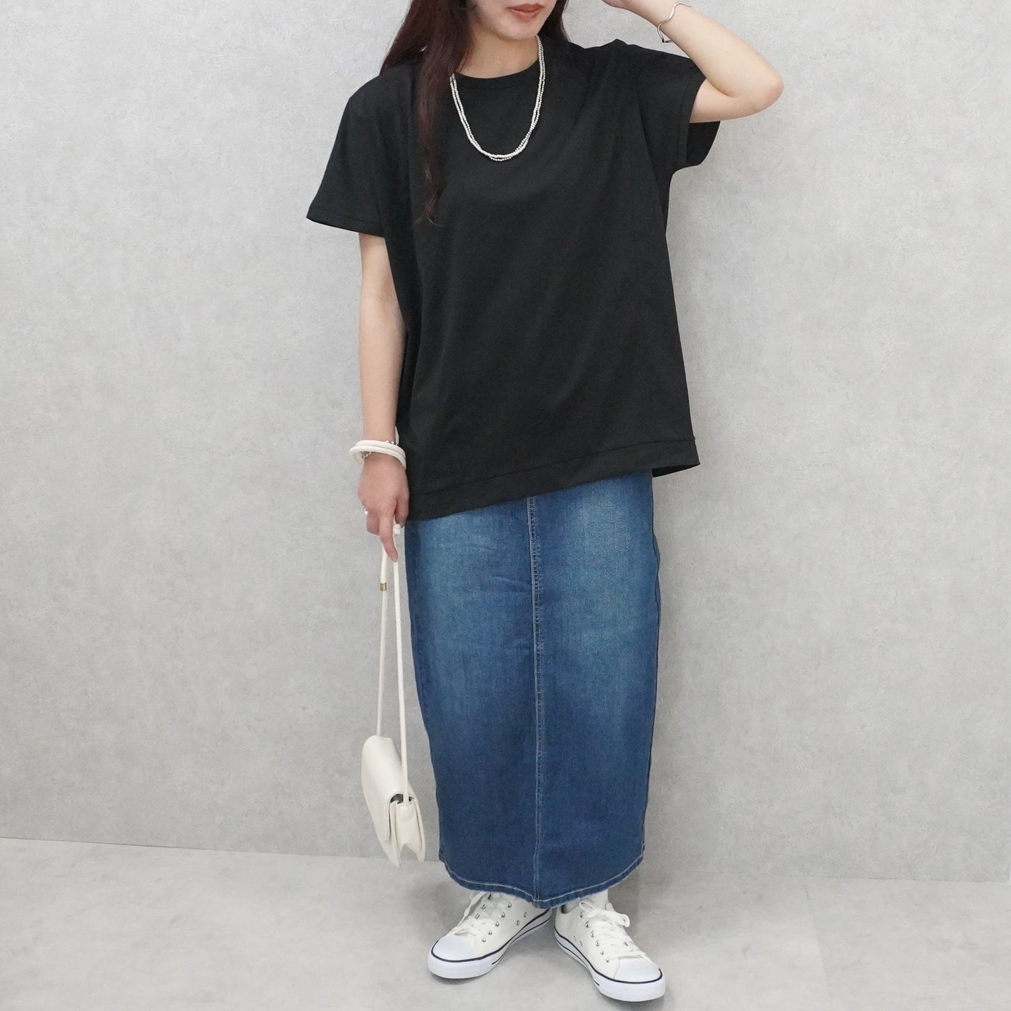 接触冷感ドルマンドライタッチTシャツ