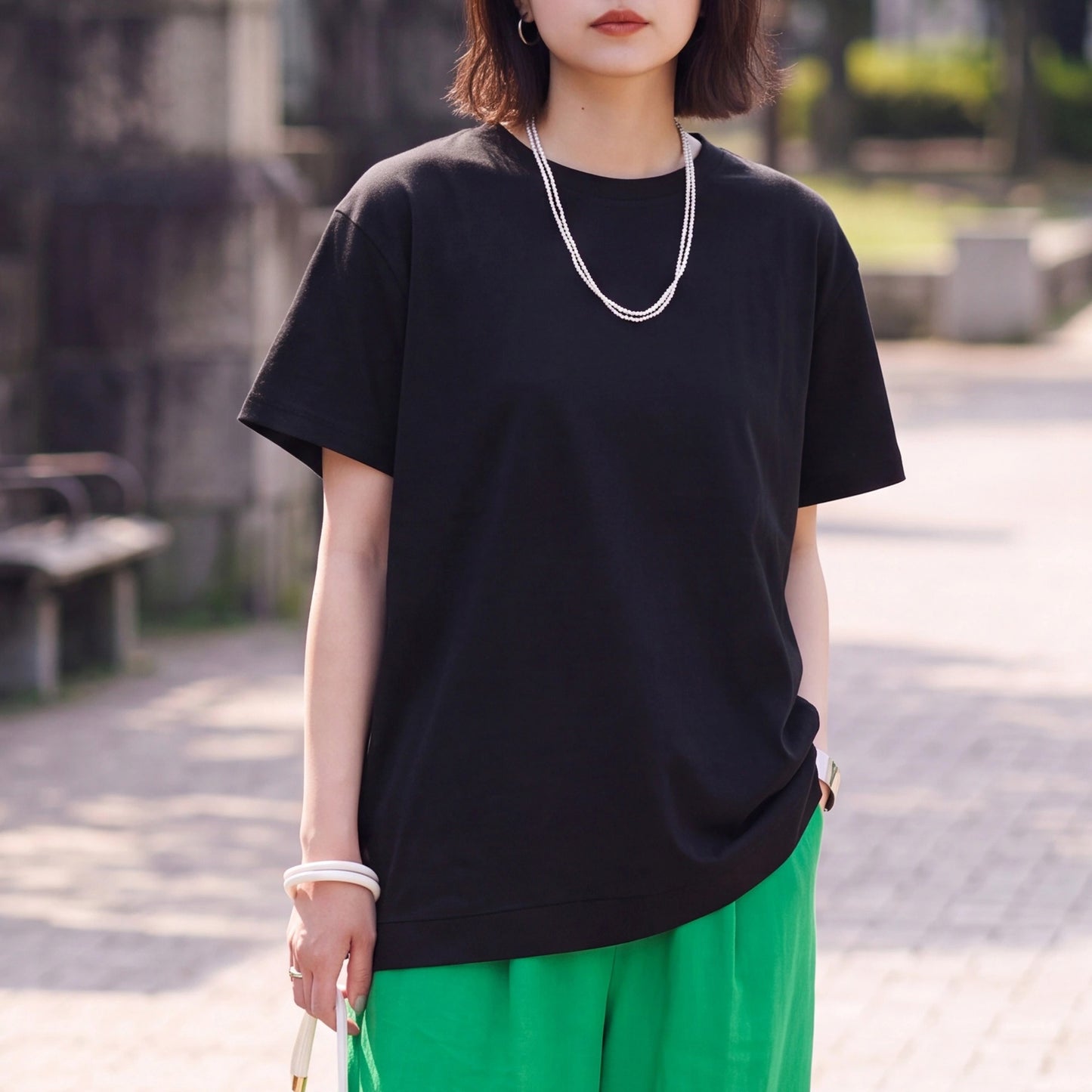 接触冷感ドルマンドライタッチTシャツ