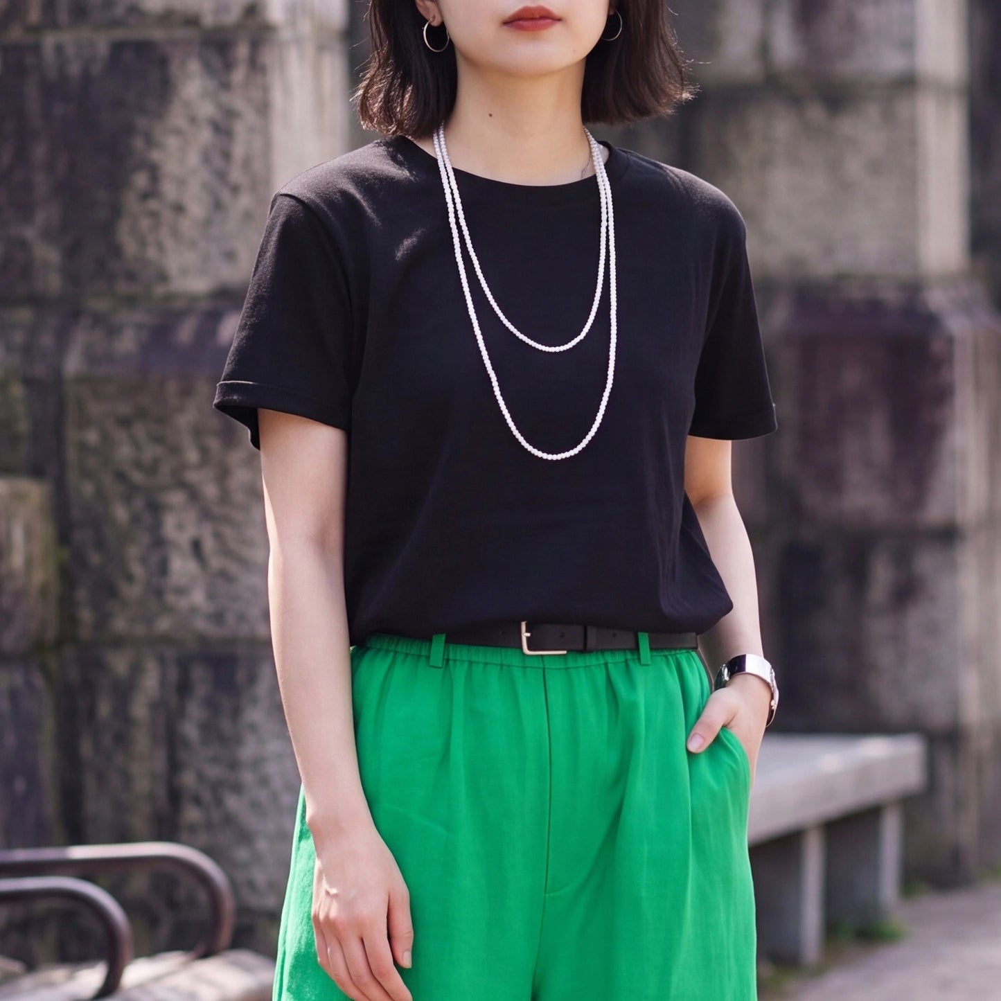 接触冷感ドルマンドライタッチTシャツ