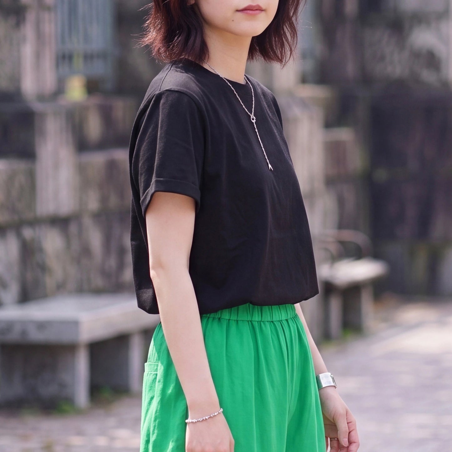 接触冷感ドルマンドライタッチTシャツ