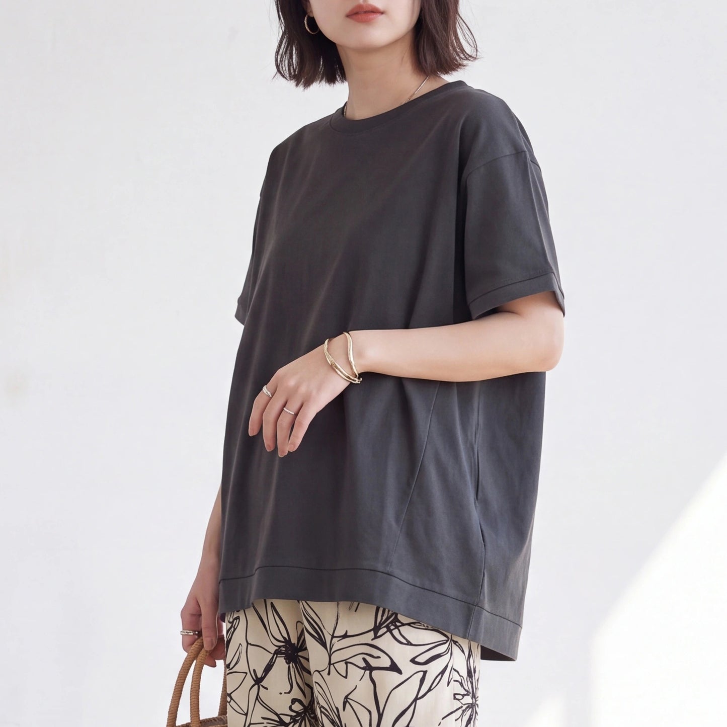 接触冷感ドルマンドライタッチTシャツ