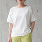 肩レースTシャツ