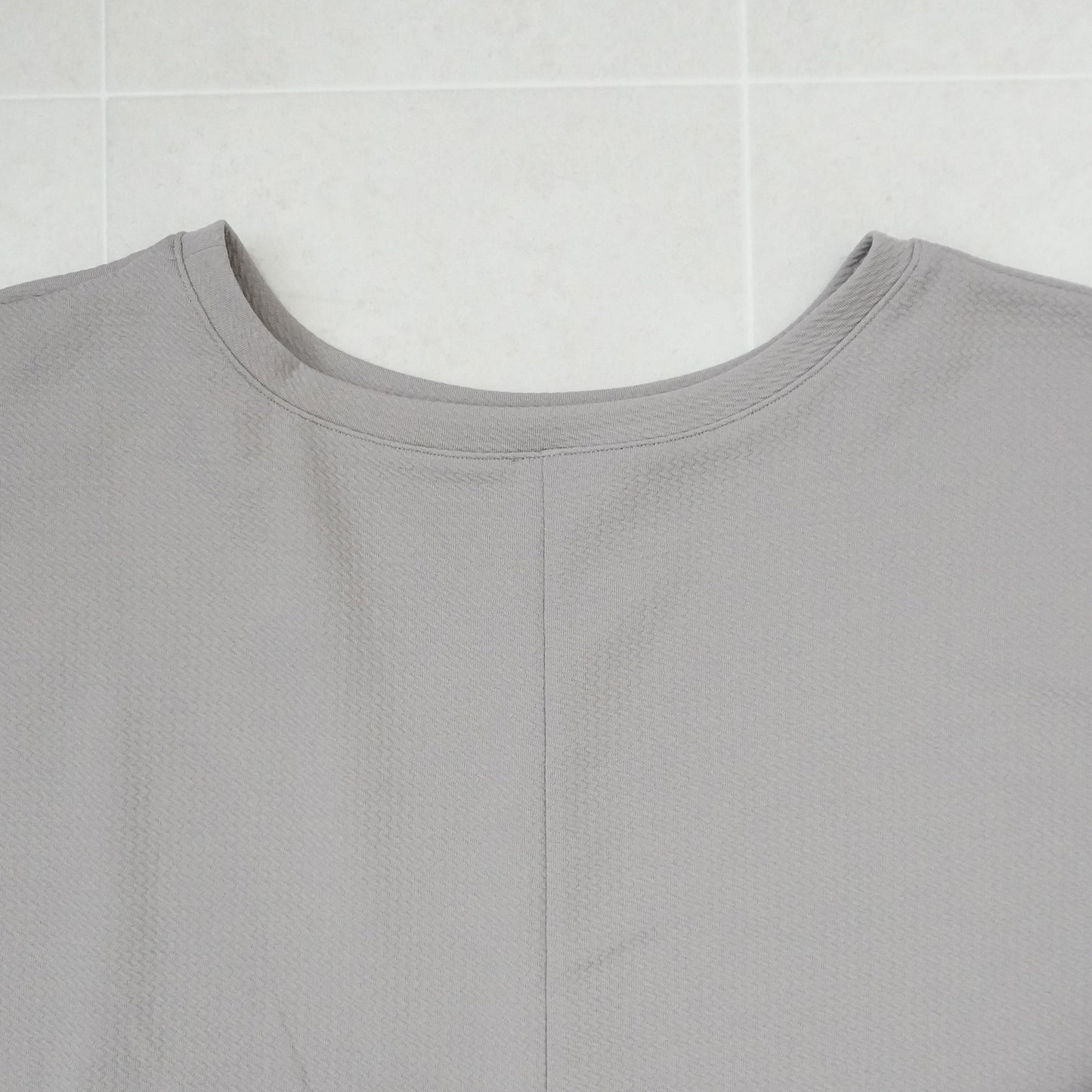 ターンバック袖ジャガードワンピース