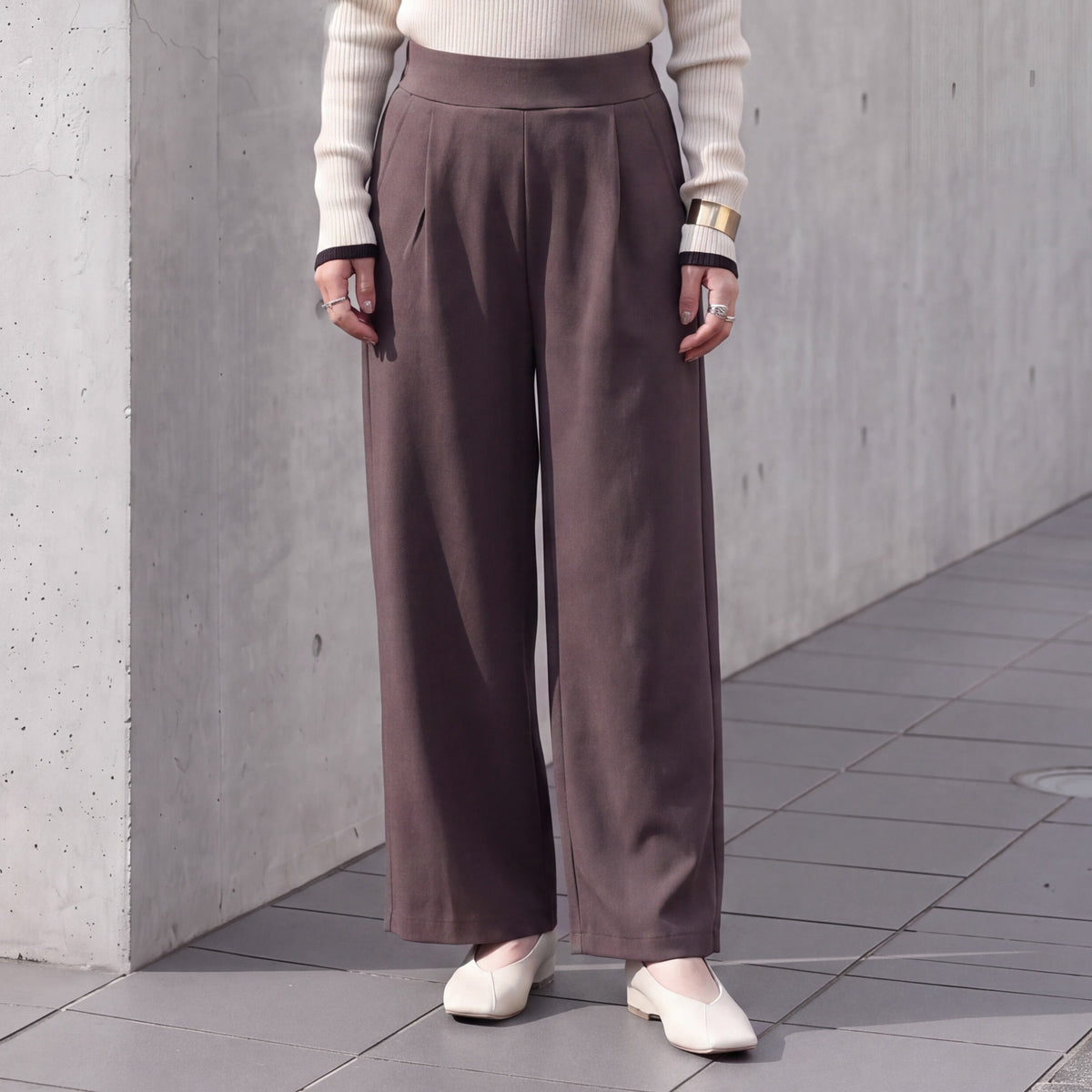 カルゼワイドパンツ