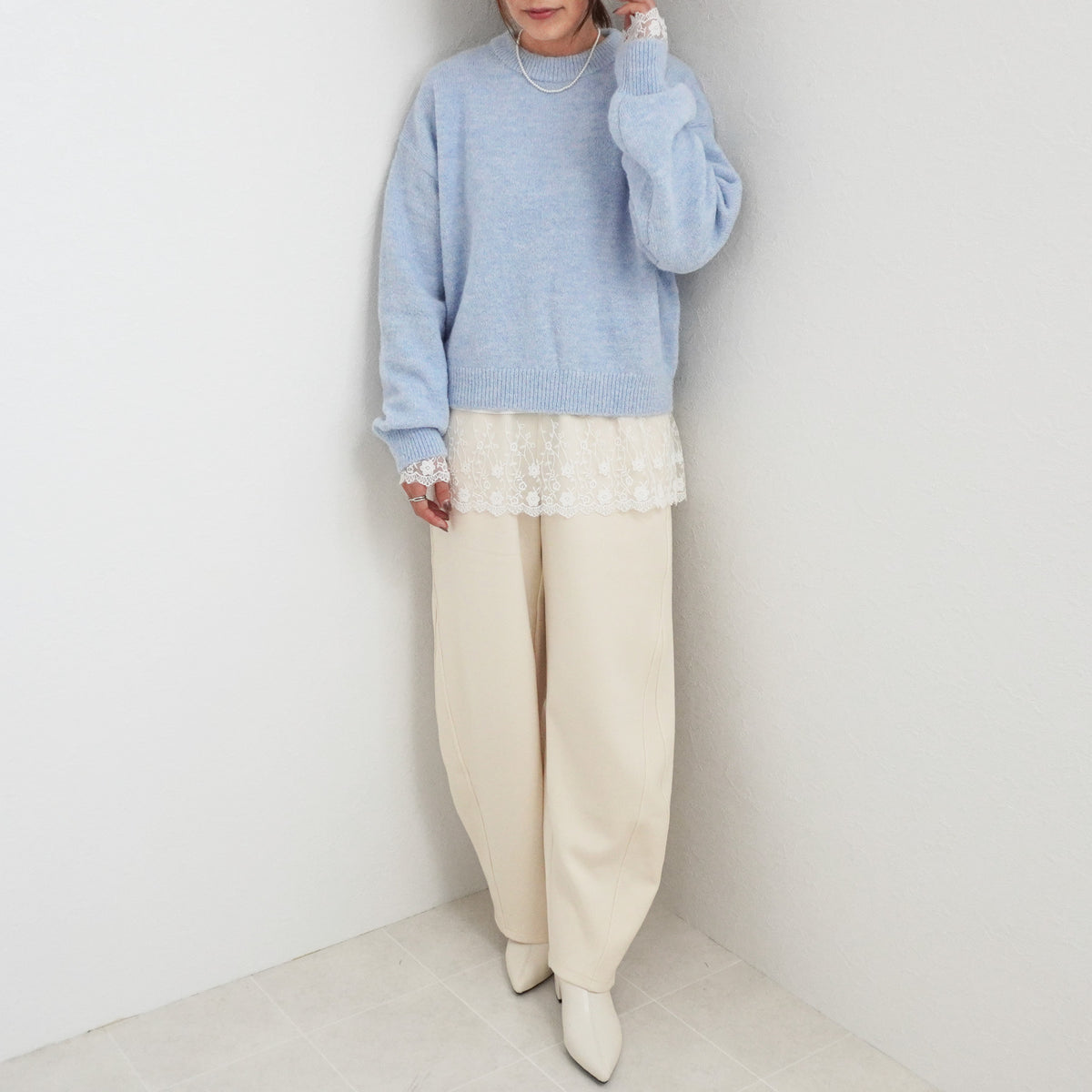 パフダンボールバレルパンツ