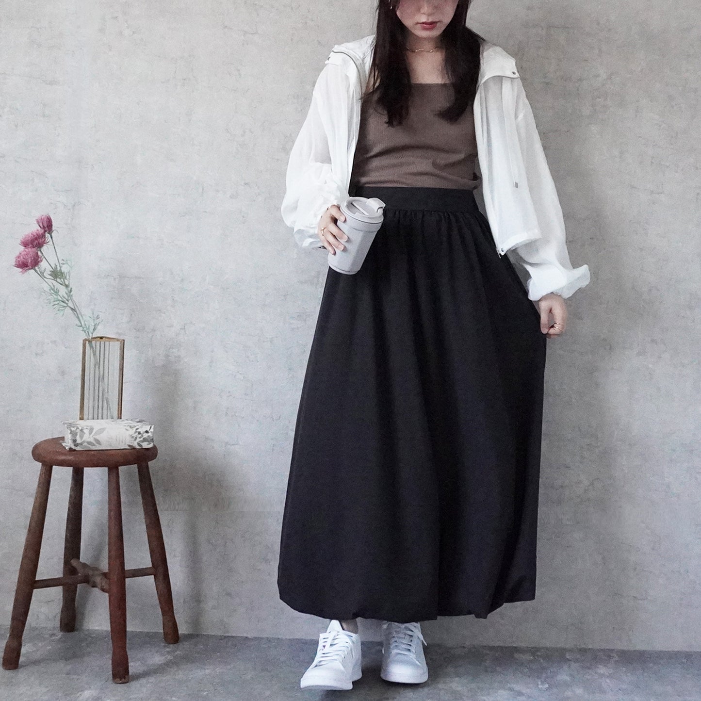 ボリュームバルーンスカート