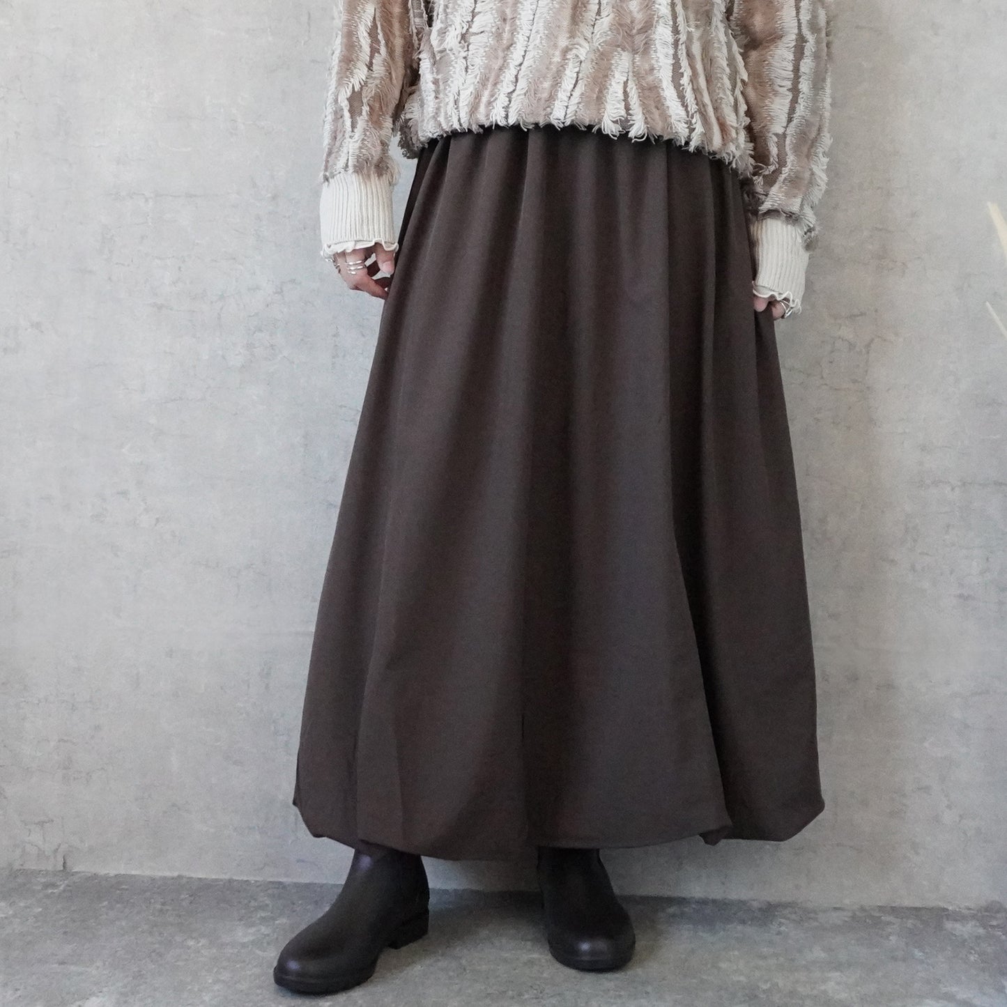 ボリュームバルーンスカート