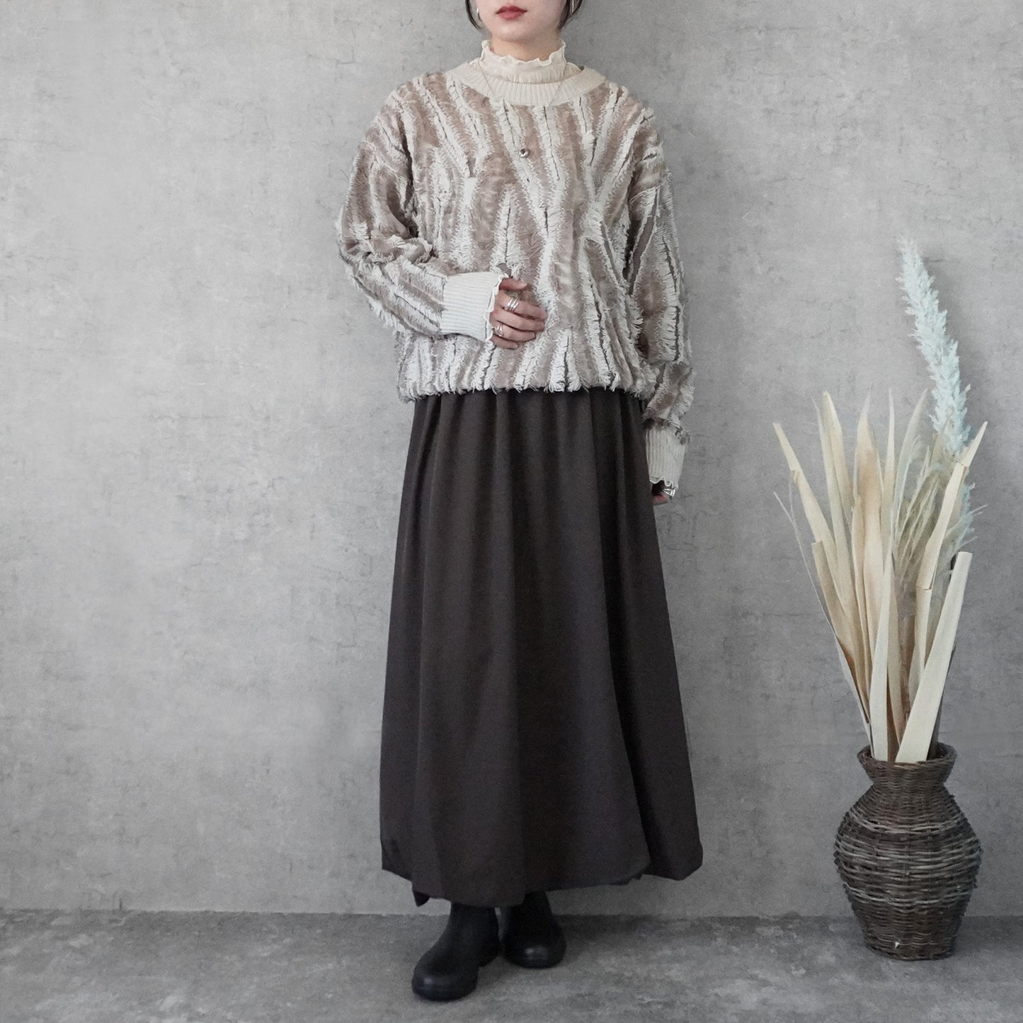 ボリュームバルーンスカート