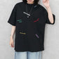 ランダム刺繍ロゴTシャツ