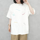 ランダム刺繍ロゴTシャツ
