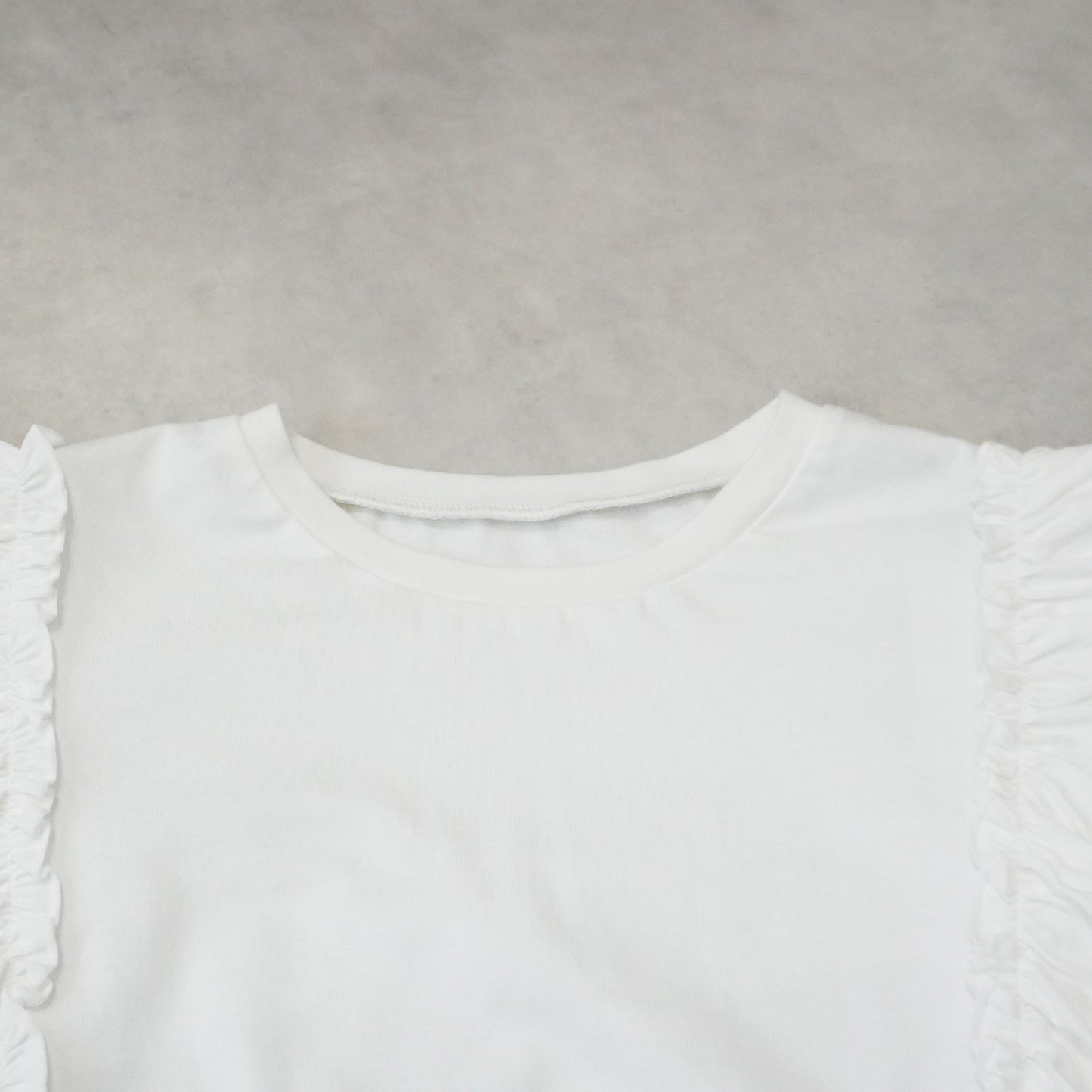 ショルダーフリルTシャツ