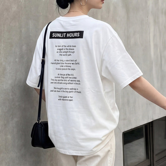 ロゴプリントTシャツ