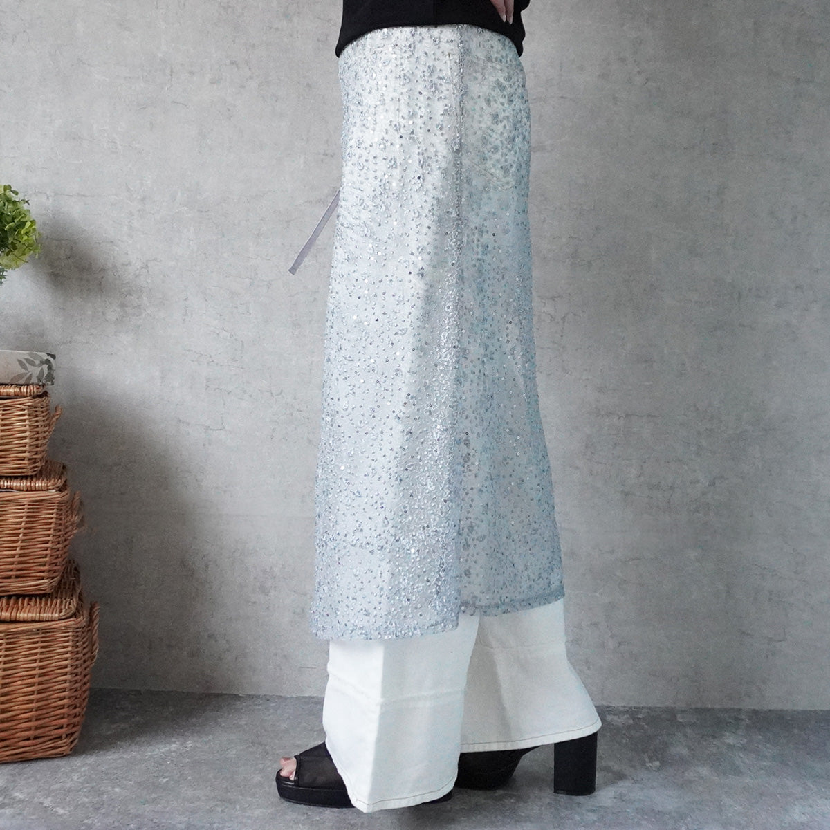 レース刺繍ラップスカート/ セレクトリベリー – SELECT LEVERY