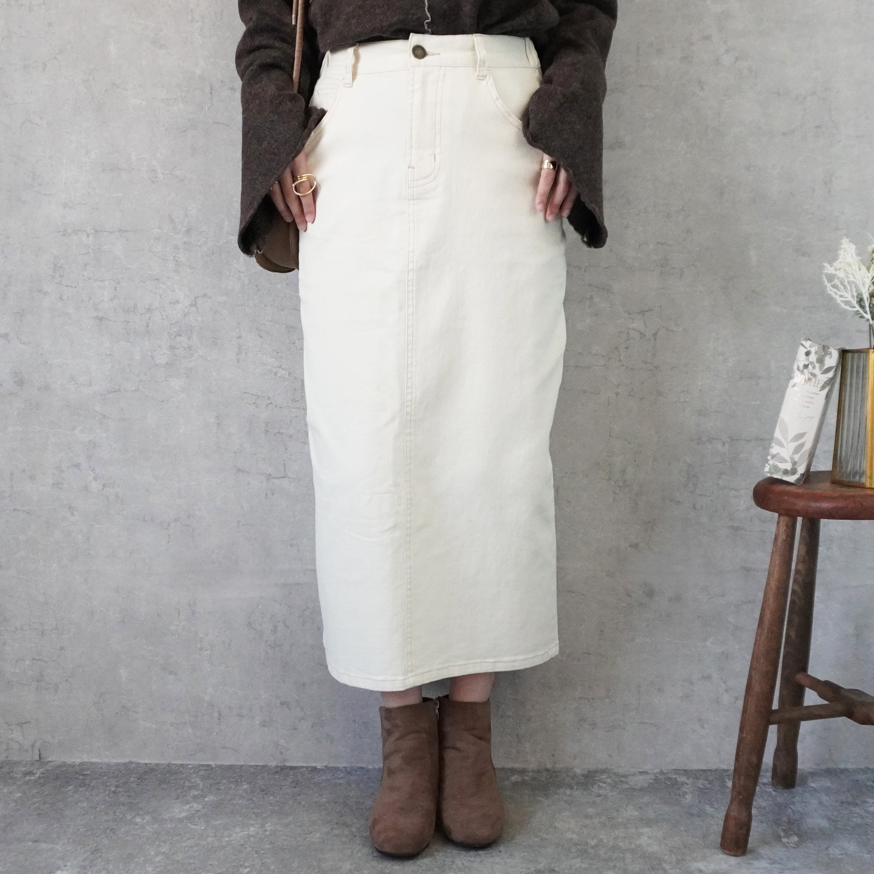 【極美品】かぐれ✕LIBERTY　PATRICK　ロングスカート 2024ss リサイクルデニム ロングスカート / セレクトリベリー – SELECT LEVERY