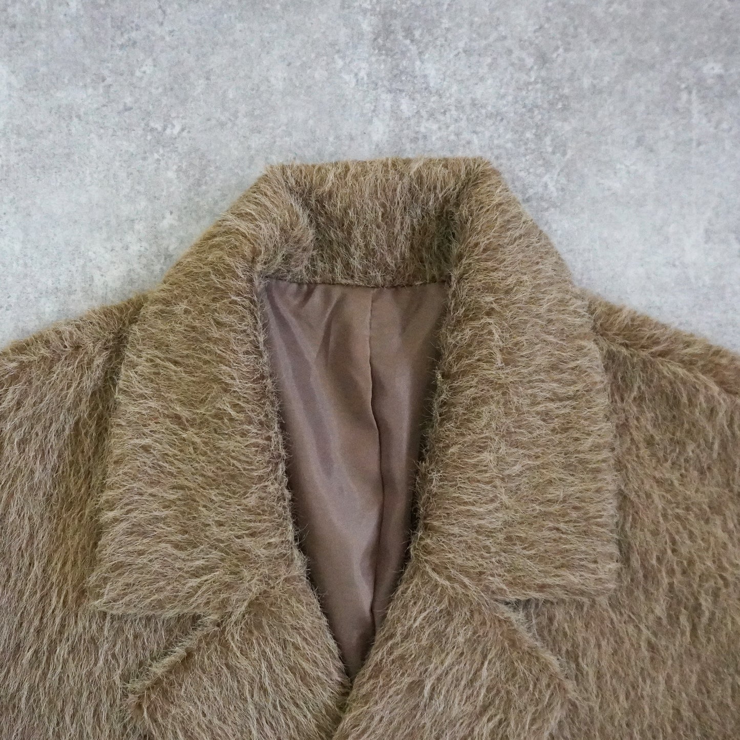 シャギーテーラードコート