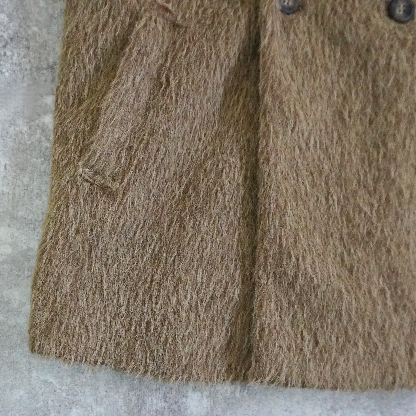 シャギーテーラードコート