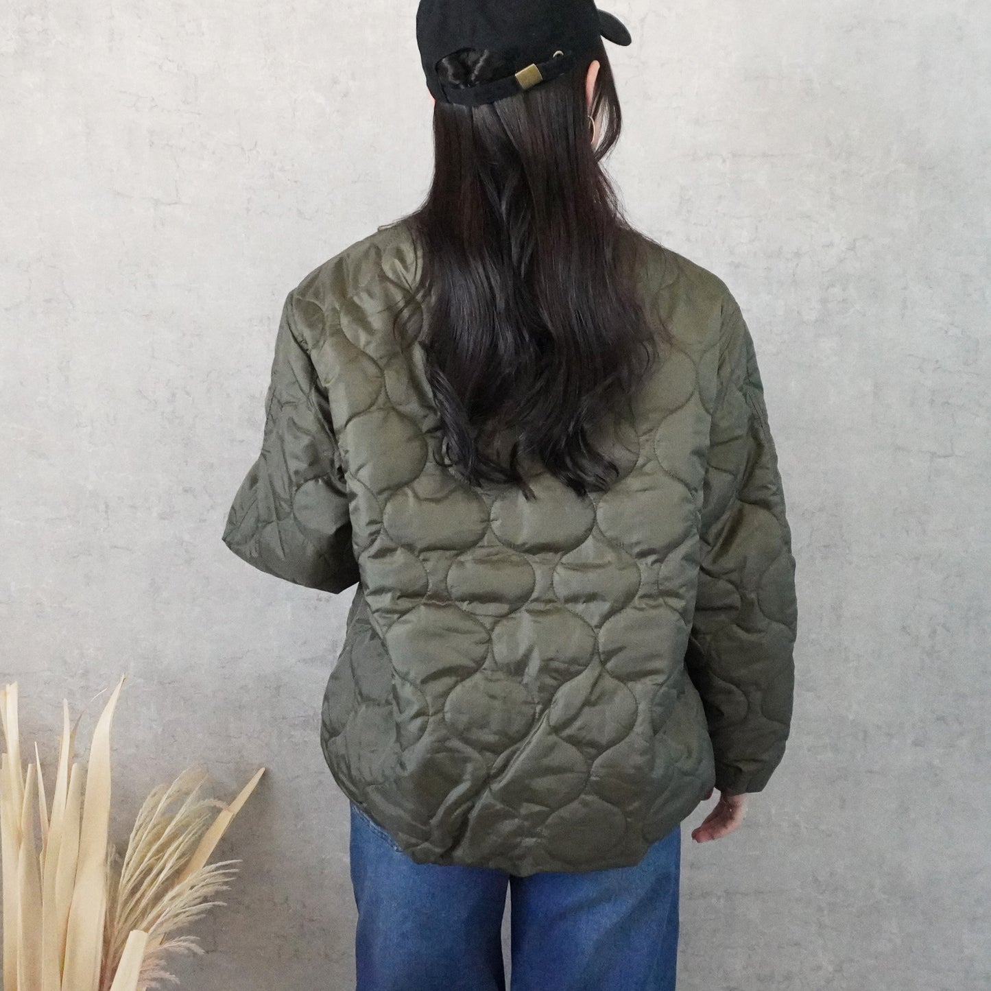 キルティング中綿ブルゾン