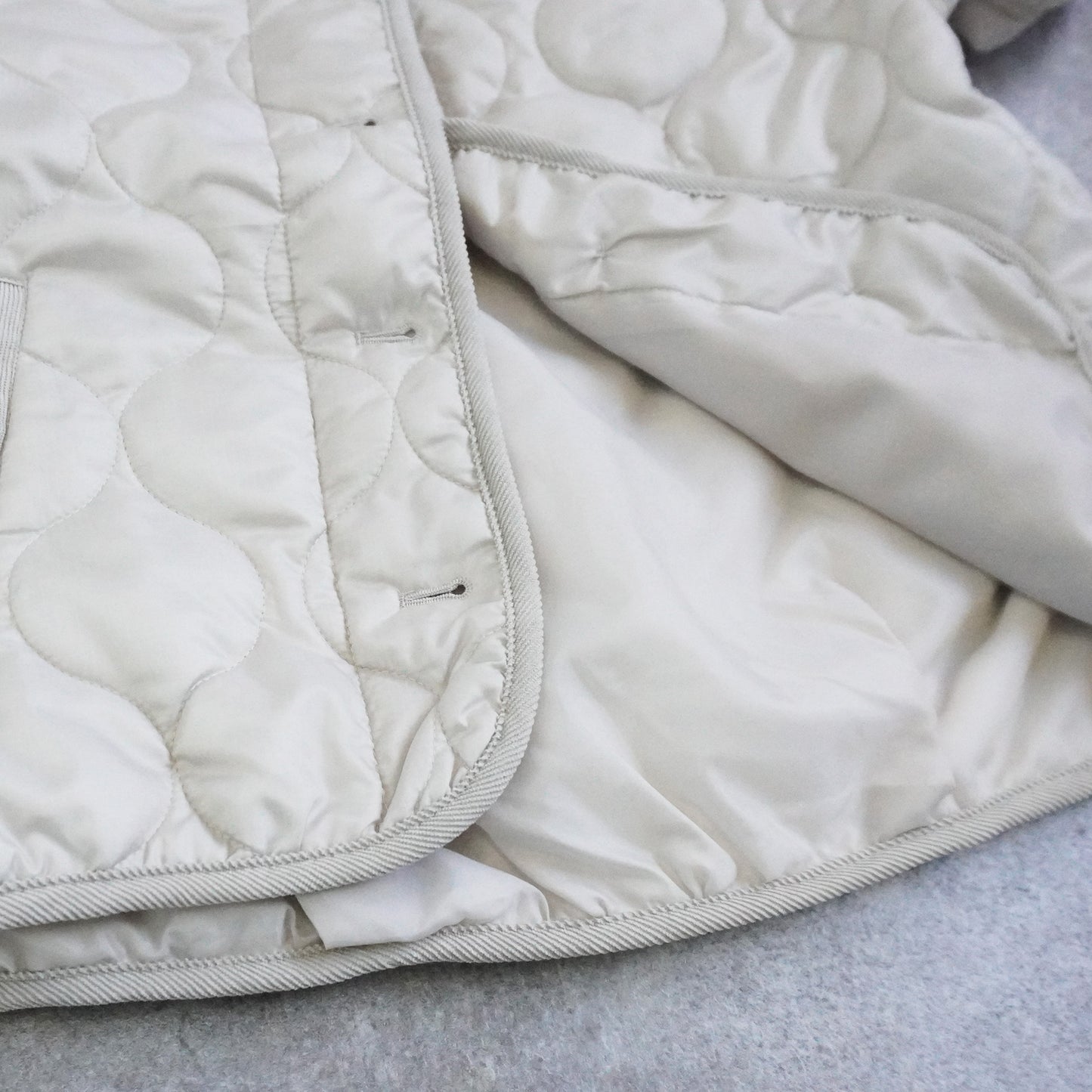 キルティング中綿ブルゾン