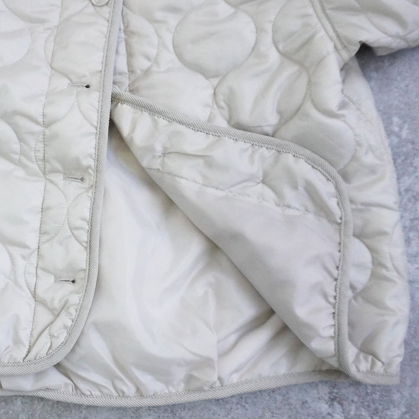 キルティング中綿ブルゾン