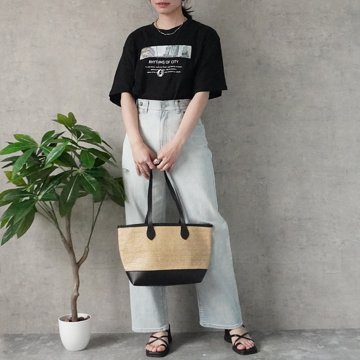 フォトプリント半袖Tシャツ