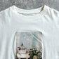フラワーフォトプリントTシャツ