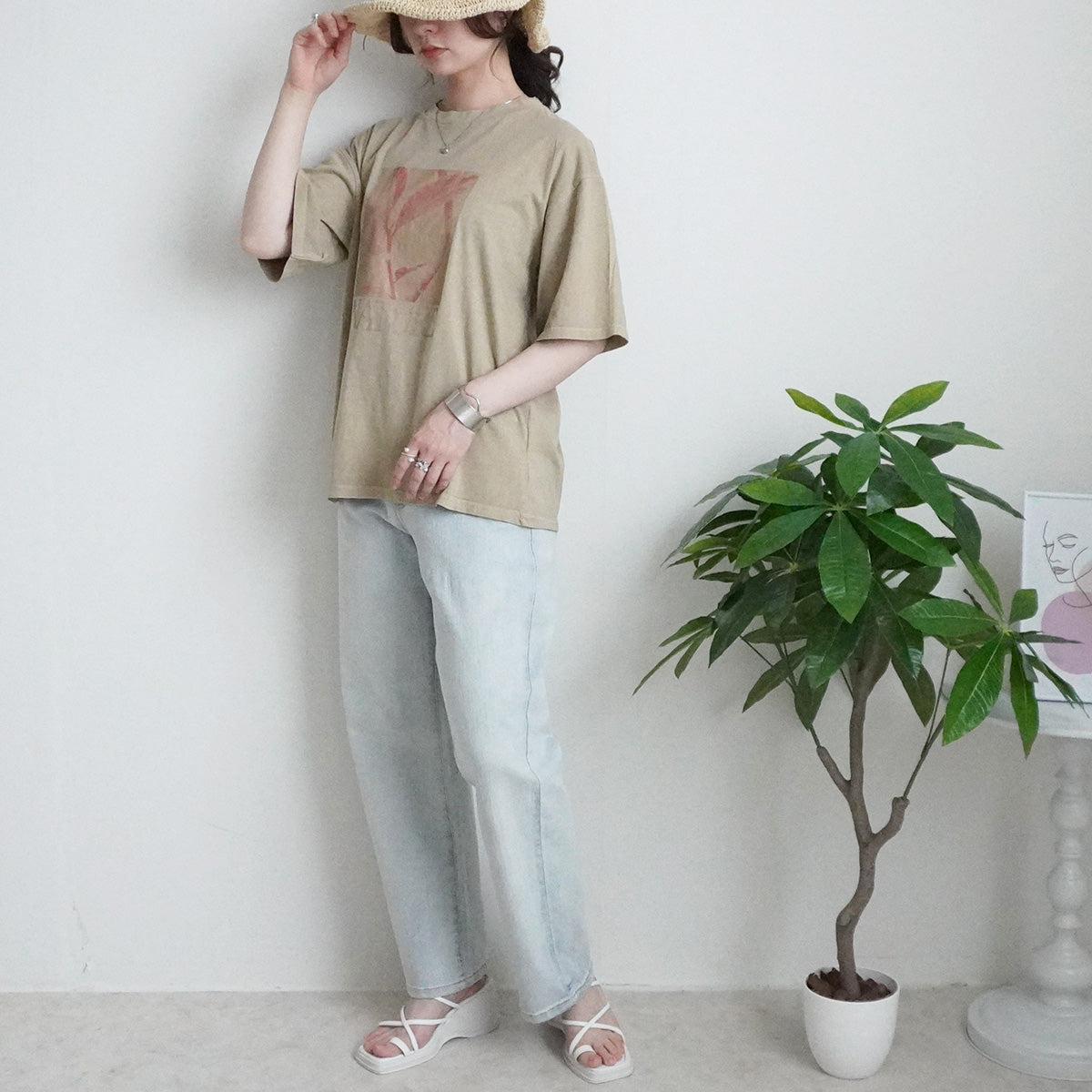 ピグメントフォトプリントTシャツ