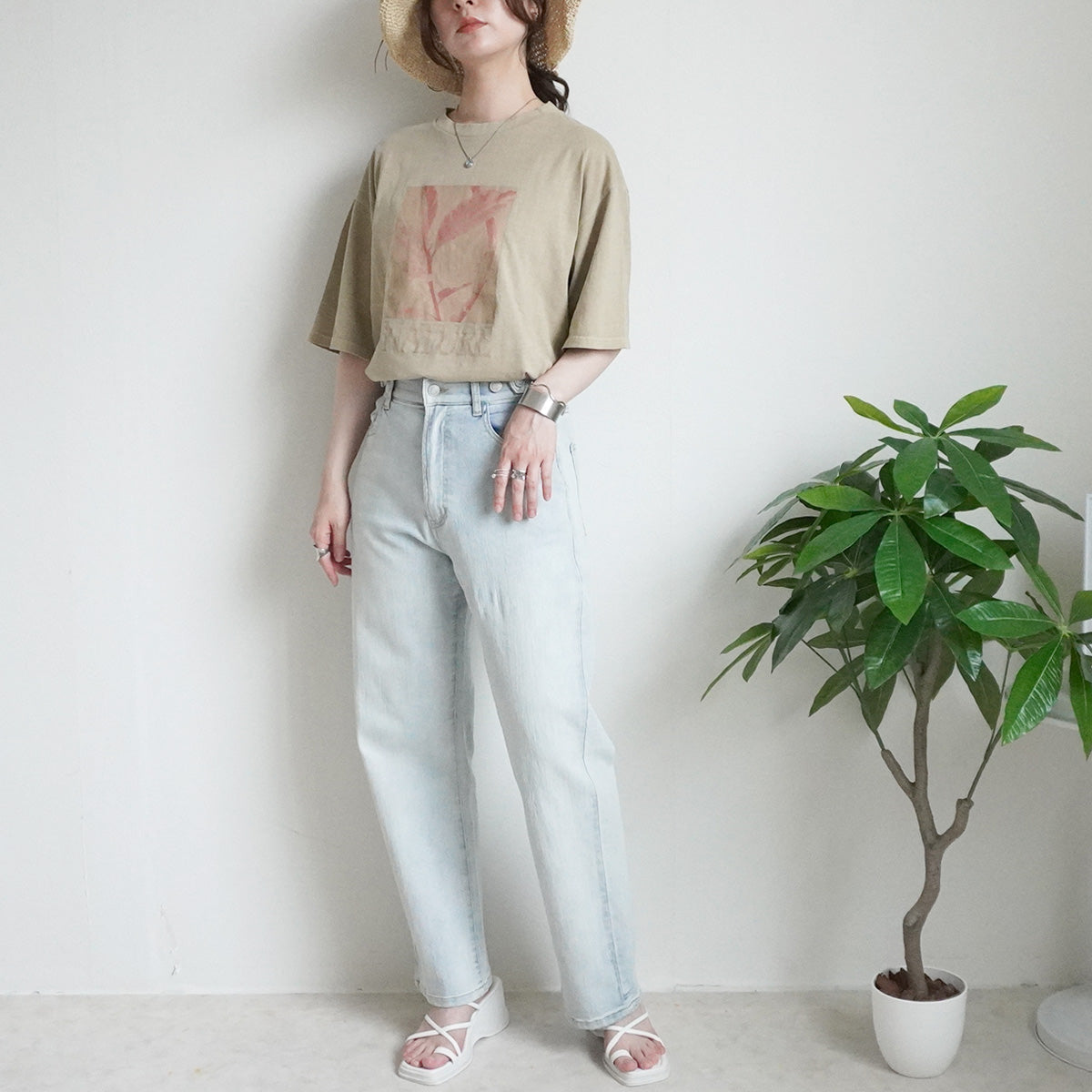 ピグメントフォトプリントTシャツ